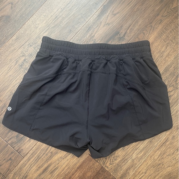 lululemon athletica Lululemon Track That Short *5" Black Athletic Shorts gym run - Picture 2 of 6